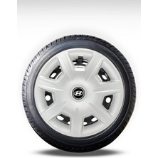 FRWY Hyundai 4 Adet Jant Kapağı 15" Inç Gri ( Accent Era Blue Admire Getz I20 I10 H100 Starex ) FW035