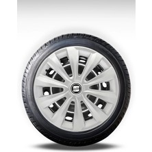 FRWY Seat 4 Adet Jant Kapağı 16" Inç Gri ( Ibiza Toledo Cardoba Leon Altea ) FW041