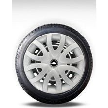 FRWY Chevrolet 4 Adet Jant Kapağı 15" Inç Gri ( Aveo Kalos Spark Lacetti Cruze ) FW013