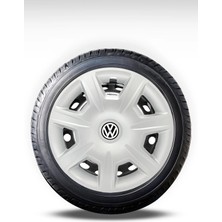 FRWY Volkswagen 4 Adet Jant Kapağı 15" Inç Gri ( Golf Jetta Polo Caddy Passat Bora ) FW035