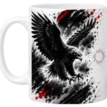 Saruhan Concept Kartal ve  Özel Isimli Baskılı Kupa Bardak