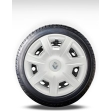 FRWY Renault 4 Adet Jant Kapağı 15" Inç Gri ( Clio 4 5 Symbol Megane Kangoo Fluence Taliant Express Brodway ) FW035