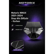 Nmax 2021-2024 Stop Altı Difüzör - Karbon
