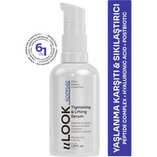 U Look uLOOK Yaşlanma ve Sarkma Karşıtı Sıkılaştırıcı Serum  Peptit ve Hyalüronik Asit Lifting Bakım 30 ml