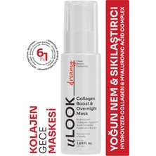 U Look uLOOK Kolajen ve Yoğun Nem Gece Maskesi | Yaşlanma Karşıtı Dolgun ve Pürüzsüz Görünüm Desteği 50 ml