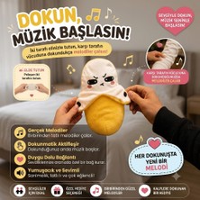 Stitch Tene,Vucuda ve Kola Dokununca Melodi Çalan Muz Peluş Oyuncak – Müzikli Eğlenceli Hediye
