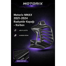 Nmax 2021-2024 Radyatör Kapağı - Karbon