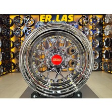 Bk Jant 2 Adet BK-5284 9*16 4*100/108 ET15 73.1 Vacoom Crom Gold Jant (Takım)