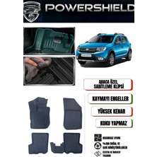 POWERSHIELD Dacia Sandero 2013_2020 Arası Uyumlu Araca Özel Premium 5D Havuzlu Oto Paspas Takımı