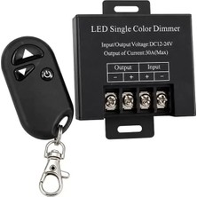 TeknoKapsül Powermaster PM-37845 12V-24V 30A Tek Renk Şerit LED Dimmer Rf Uzaktan Kumandalı Kontrol Cihazı