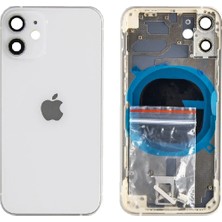 Genos Apple Iphone 12 Mini Uyumlu Kasa Boş Beyaz