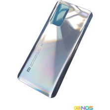 Genos Xiaomi Mi 10T / Mi 10T Pro Arka Cam Pil Kapağı Batarya Kapağı Gri
