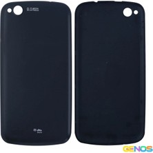 Genos General Mobile Discovery E3 Uyumlu Batarya Kapağı (Siyah) (SN807595)