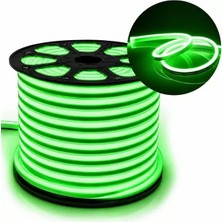 TeknoKapsül Powermaster PM-5287 Silikon Kaplama 12 Volt 100 Metre Yeşil Neon LED Şerit Aydınlatma
