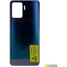 Genos Oppo Reno 5 Lite Uyumlu Batarya Kapağı (Mavi) (SN808325)