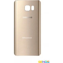 Genos Samsung Galaxy Note 5 Arka Pil Batarya Kapağı Gold Renk