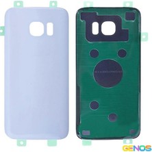 Genos Samsung Galaxy G935 S7 Edge Uyumlu Batarya Kapağı (Beyaz) (SN808001)