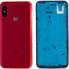 Genos Xiaomi Mi A2 Lite Uyumlu Kasa Kırmızı