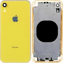Genos Iphone Xr Uyumlu Boş Kasa Sarı Renk
