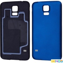 Genos Samsung Galaxy G900 S5 Uyumlu Batarya Kapağı (Mavi) (SN807769)