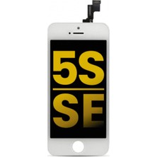 Genos Apple iPhone 5s LCD Ekran Dokunmatik Beyaz