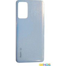 Genos Xiaomi Redmi Note 11 Uyumlu Arka Pil Kapağı Batarya Kapağı Beyaz