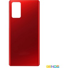 Genos Samsung Galaxy Note 20 Uyumlu Batarya Kapağı (Kırmızı) (SN808301)