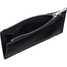Calvin Klein Erkek Siyah Calvin Klein Perforated N/s Zıp C, Ub1 Siyah Erkek Kartlık