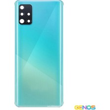 Genos Samsung Galaxy A51 Uyumlu Batarya Kapağı (Turkuaz) (SN807988)