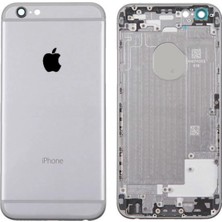 Genos Iphone 6 Plus Modeli Uyumlu Boş Kasa Beyaz (Açık Gri) Tam Modeli Uyumlu