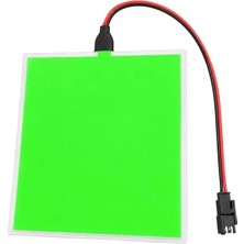 TeknoKapsül Powermaster PM-37726 100X100MM Elektrominesans (El) 3V LED Panel Yeşil Aydınlatmalı Esnek Yapı