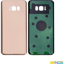 Genos Samsung Galaxy G955 S8 Plus Uyumlu Batarya Kapağı (Rose Gold) (SN807962)
