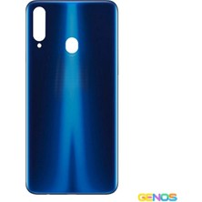 Genos Samsung Galaxy A20S Uyumlu Batarya Kapağı (Mavi) (SN808289)