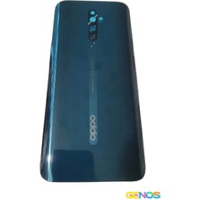 Genos Oppo Reno 2z Arka Pil Kapak Batarya Pil Kapağı Yeşil