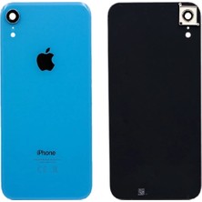 Genos Apple Iphone Xr Uyumlu Arka Kapak Kamera Camlı Mavi