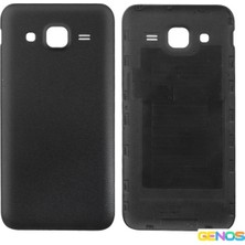 Genos Samsung Galaxy J200 J2 Uyumlu Batarya Kapağı (Siyah) (SN807641)