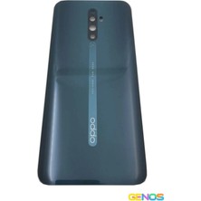 Genos Oppo Reno 2z Arka Pil Kapak Batarya Pil Kapağı Siyah