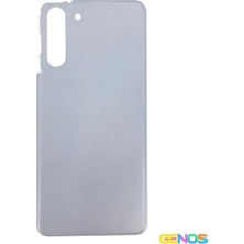 Genos Samsung Galaxy S21 Uyumlu Batarya Kapağı (Beyaz) (SN808273)