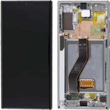 Genos Galaxy Note 10 Plus N975F Ile Uyumlu OLED Ekran Dokunmatik Siyah
