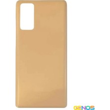 Genos Samsung Galaxy S20 Fe Uyumlu Batarya Kapağı (Turuncu) (SN807982)