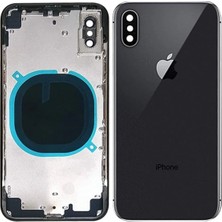 Genos Iphone x Uyumlu Boş Kasa Siyah Renk