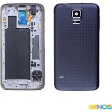 Genos Samsung Galaxy G900 S5 Uyumlu Kasa (Siyah) (SN807890)