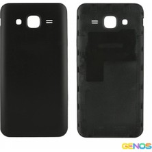 Genos Samsung Galaxy J500 J5 Uyumlu Batarya Kapağı (Siyah) (SN807636)
