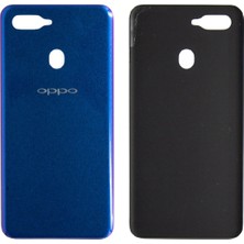 Genos Oppo A5S Uyumlu Arka Kapak Mavi
