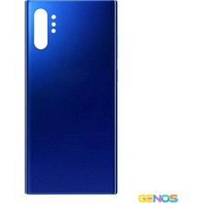 Genos Samsung Galaxy Note 10 Plus Uyumlu Batarya Kapağı (Mavi) (SN808366)