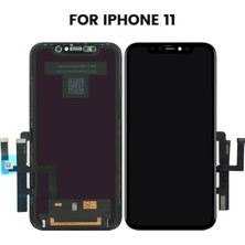 Genos Iphone 11 Modeli Uyumlu LCD Ekran Dokunmatik OLED Panel Ekran