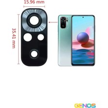 Genos Redmi Note 10S Arka Kamera Camı Kamera Camı Lensi