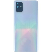 Genos Samsung Galaxy A71 Uyumlu Batarya Kapağı (Beyaz) (SN808011)