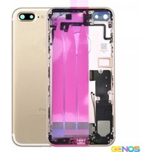 Genos iPhone 7 Plus Uyumlu Dolu Kasa (Gold) (SN808527)