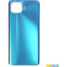 Genos Oppo Reno 4 Lite Uyumlu Batarya Kapağı (Mavi) (SN808337)
